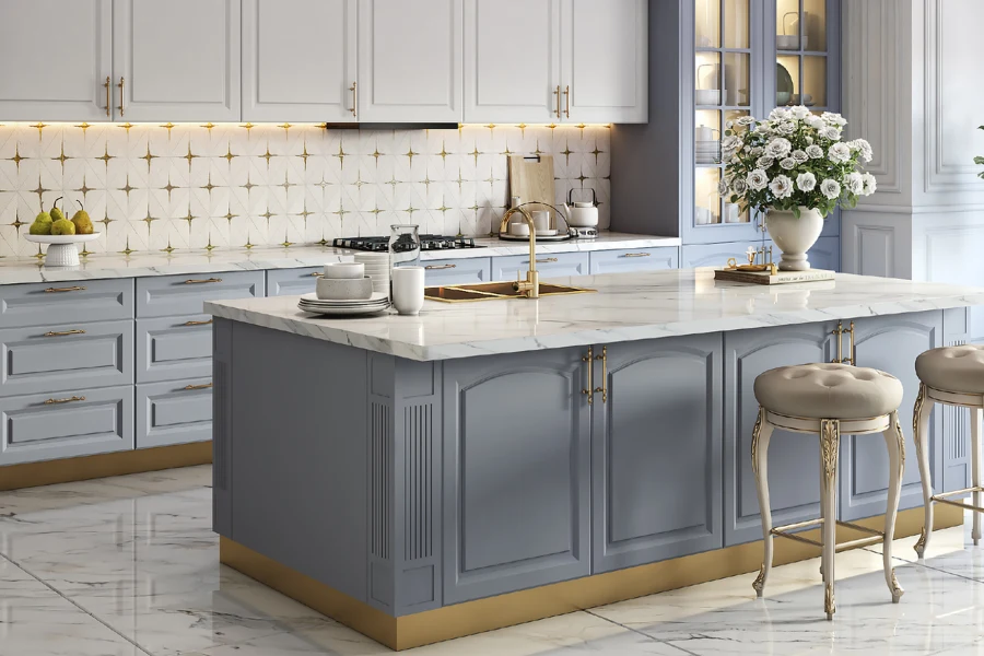 آشپزخانه به سبک معماری نئوکلاسیک