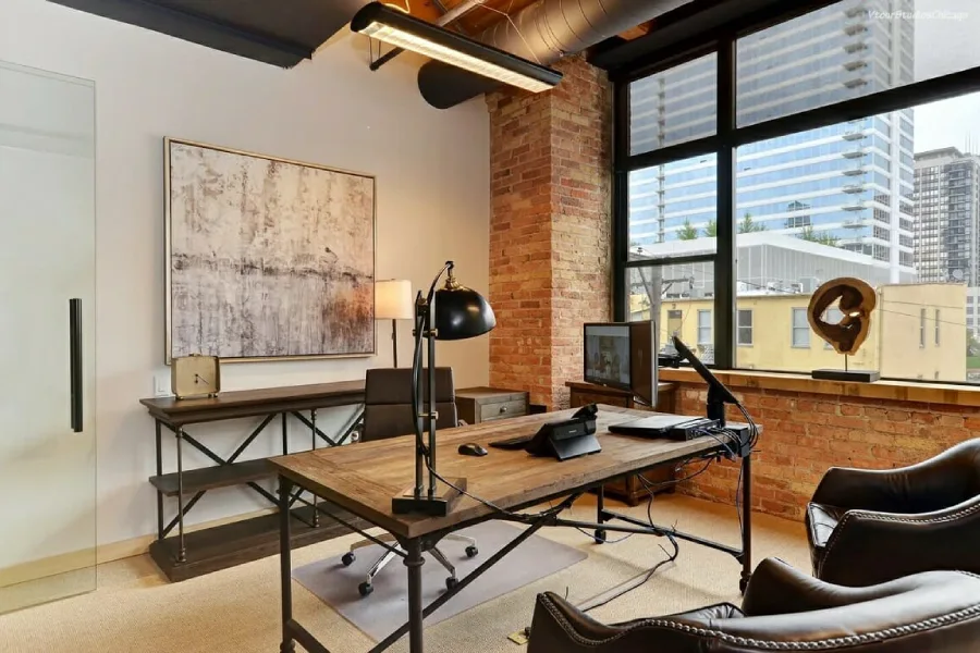 اتاق کار به سبک مدرن در معماری داخلی