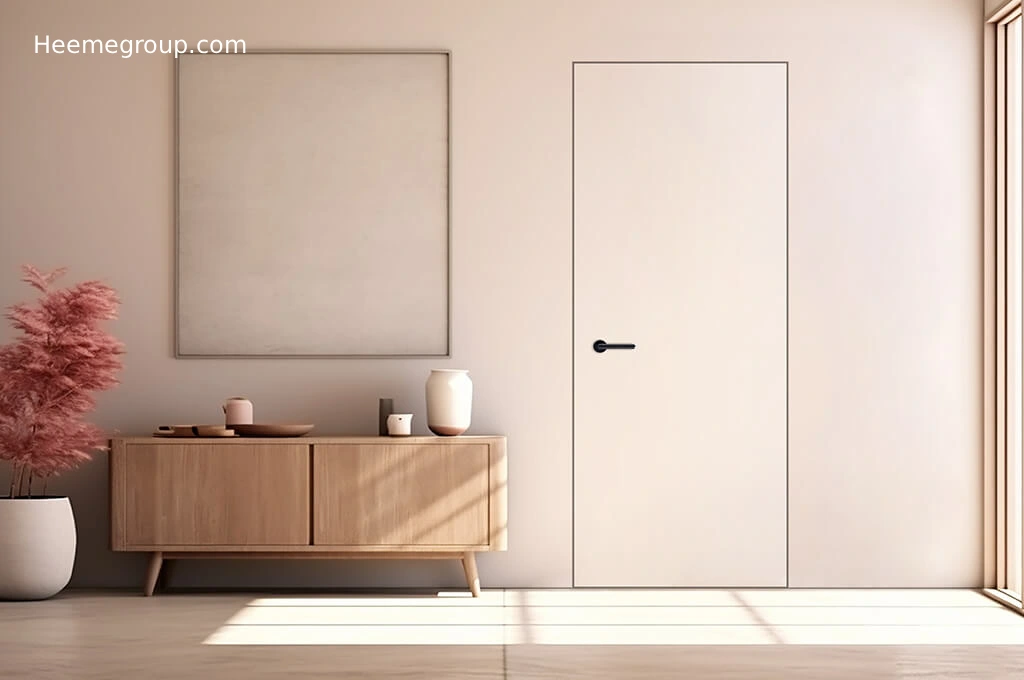 درب بدون چهارچوب ساده