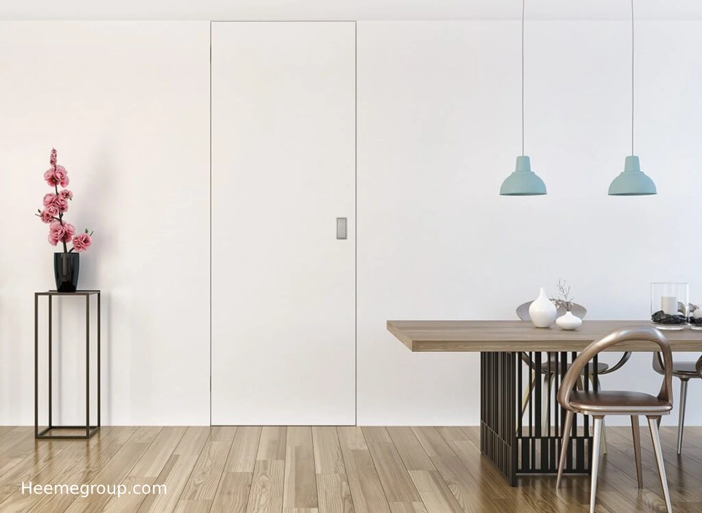 درب فریم لس سفید