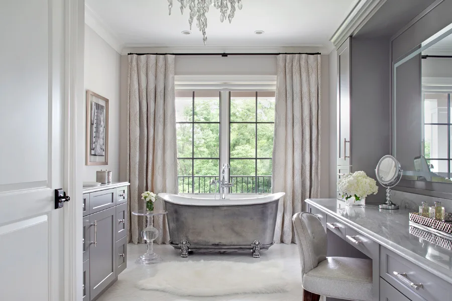 طراحی حمام و سرویس بهداشتی به سبک معماری داخلی کلاسیک