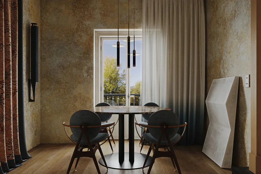 عناصر معماری داخلی و مصالح در سبک مدرن (1)