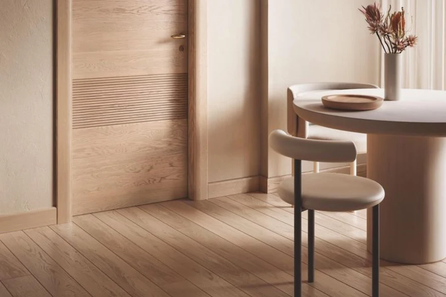 انواع درب تمام چوب