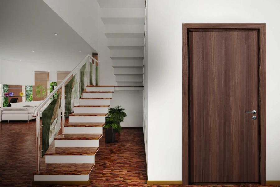 درب با چوب مهندسی شده