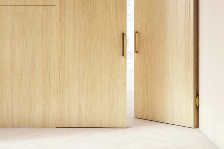 درب سیم لول چوبی