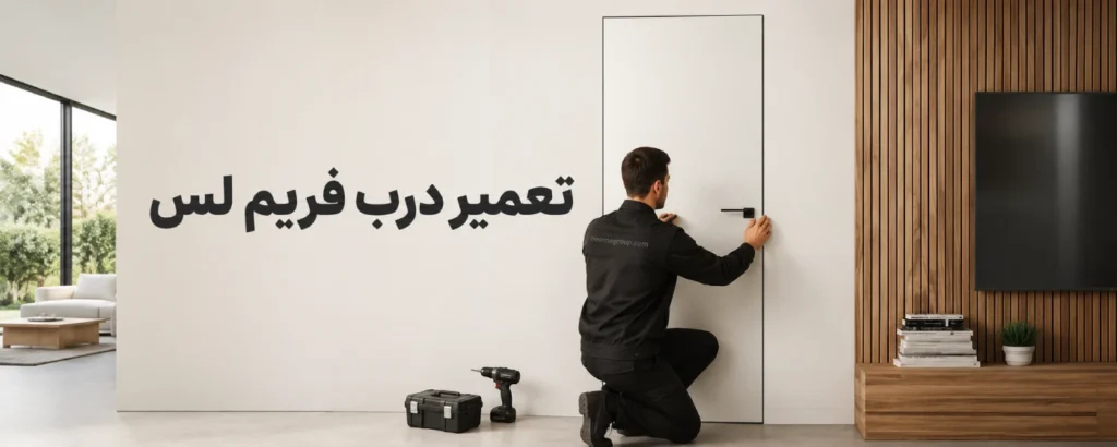 تعمیر درب فریم لس