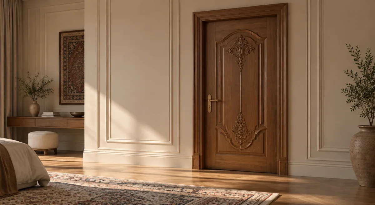 خرید درب اتاقی منبت